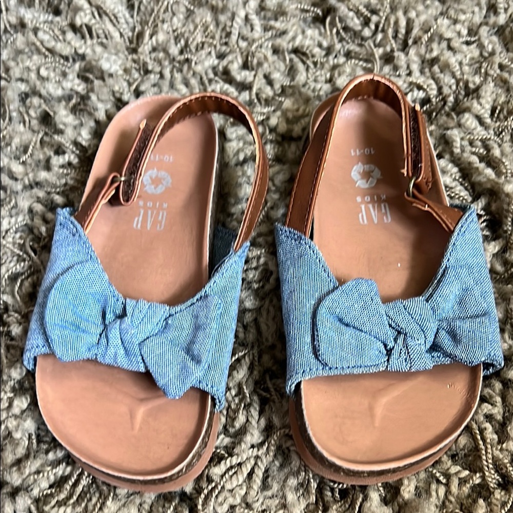 GAP Blue and Brown Sandals Casual Summer Footwear